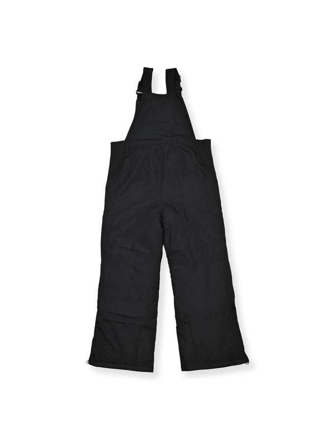 Arctic Quest Boys Classic Snow Bib Ski Pants Overalls Winter Snowsuit Water-Resistant Windproof Outdoor Rain Bib, Black, 18 - Image 2