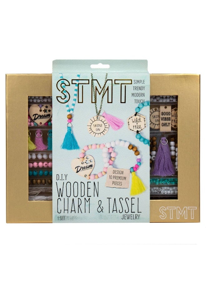 STMT D.I.Y. Wooden Charm and Tassel Jewelry Kit - Image 3