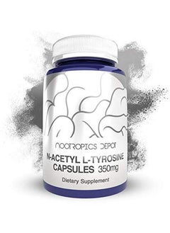Nootropics Depot Nacetyl Ltyrosine Capsules; 350Mg; 240 Count; Nalt; Amino Acid Supplement; Natural Nootropic Supplement; Supports Memory Learning And Focus; Supports Healthy Stress Levels  - Image 1