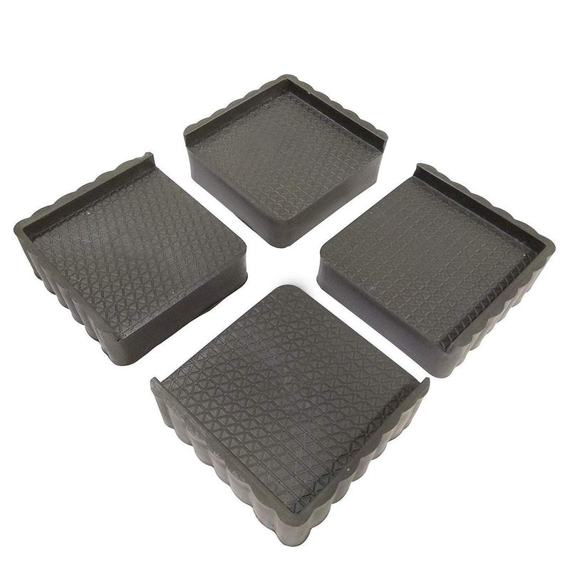 DeoDap Refrigerator Base Stand 4pcs Washing Machine Stand Furniture Base Stand Fridge Stands for Single Door and Double Door Black - Image 2