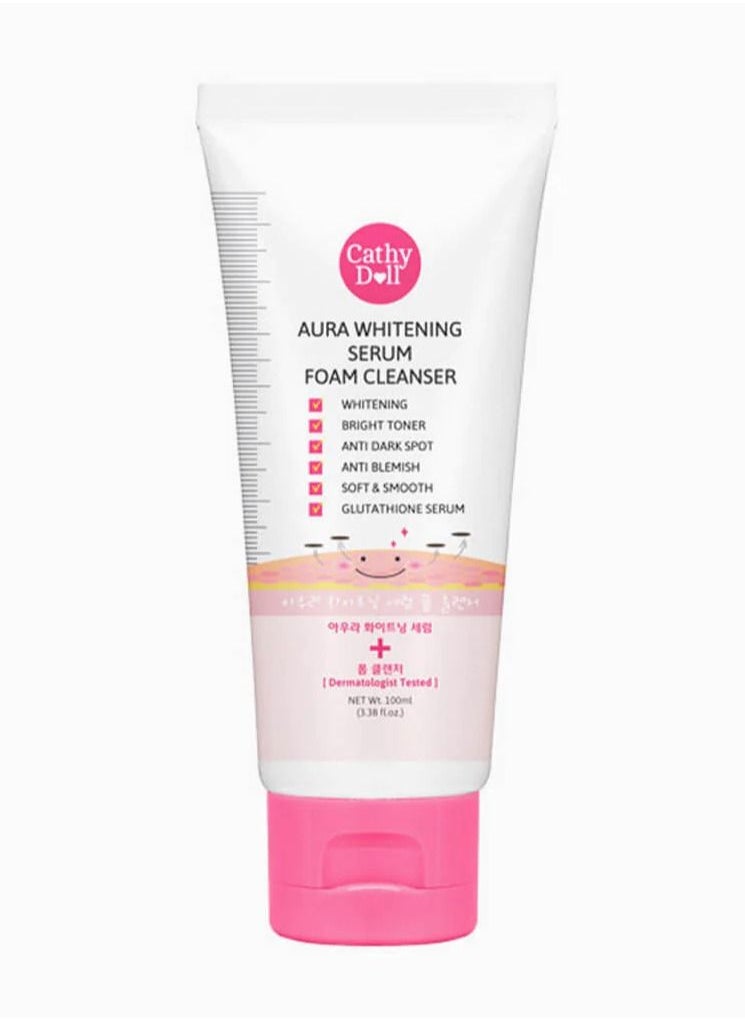 Cathy Doll Aura Whitening Serum Foam Cleanser 
