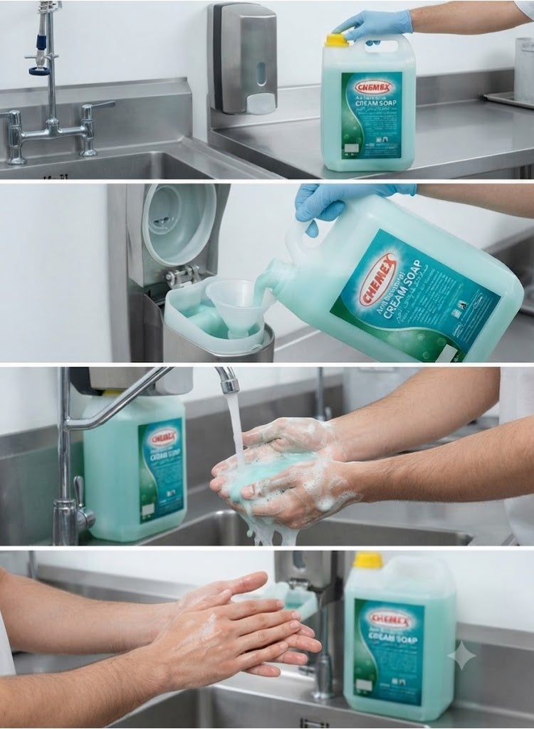 Chemex Antibacterial Cream Hand soap liquid 5L - Image 2