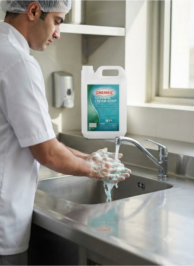 Chemex Antibacterial Cream Hand soap liquid 5L - Image 3