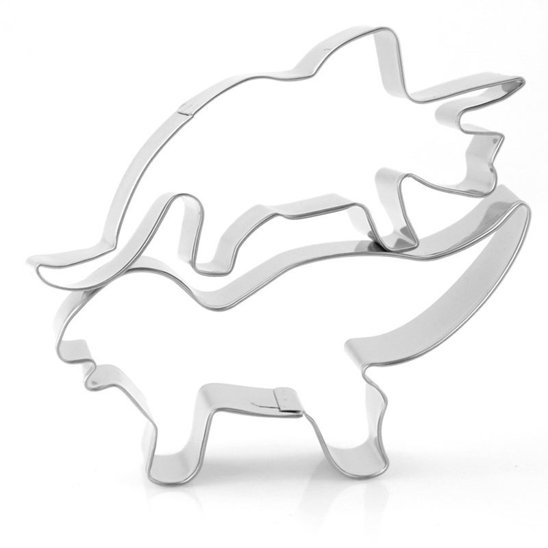 10 pcs /Set Stainless Steel Dinosaur Cookie Cutters DIY Biscuit Mold Baking Die-cutting for Fondant Dough Candy Pastry - Image 3
