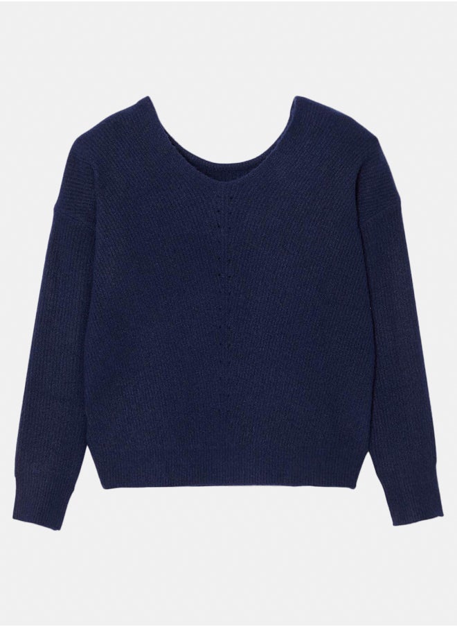 promod V-neck ribbed jumper  - Image 4