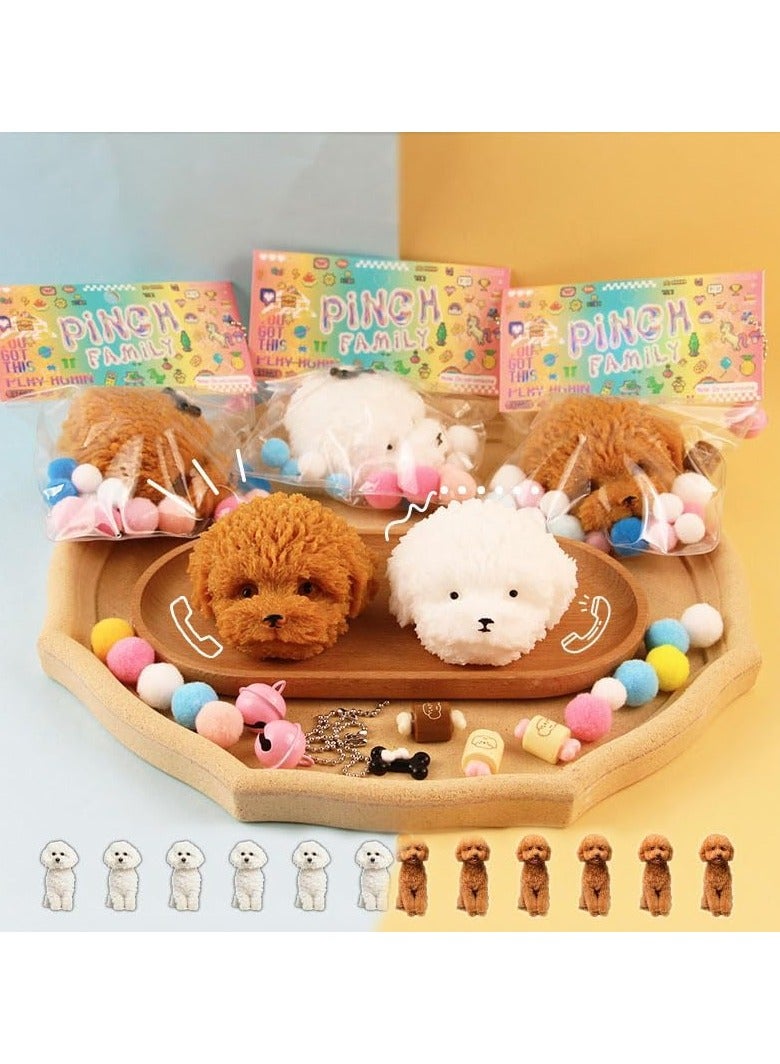 general 2 Pack of Taba Squishy Toys for Kids, Taba Squishy Dog Squishy Quiet Fidgety Toys, Cute Stress Relief Squishies Squeezing Sensory Toys Kids Teen Gifts - Image 3