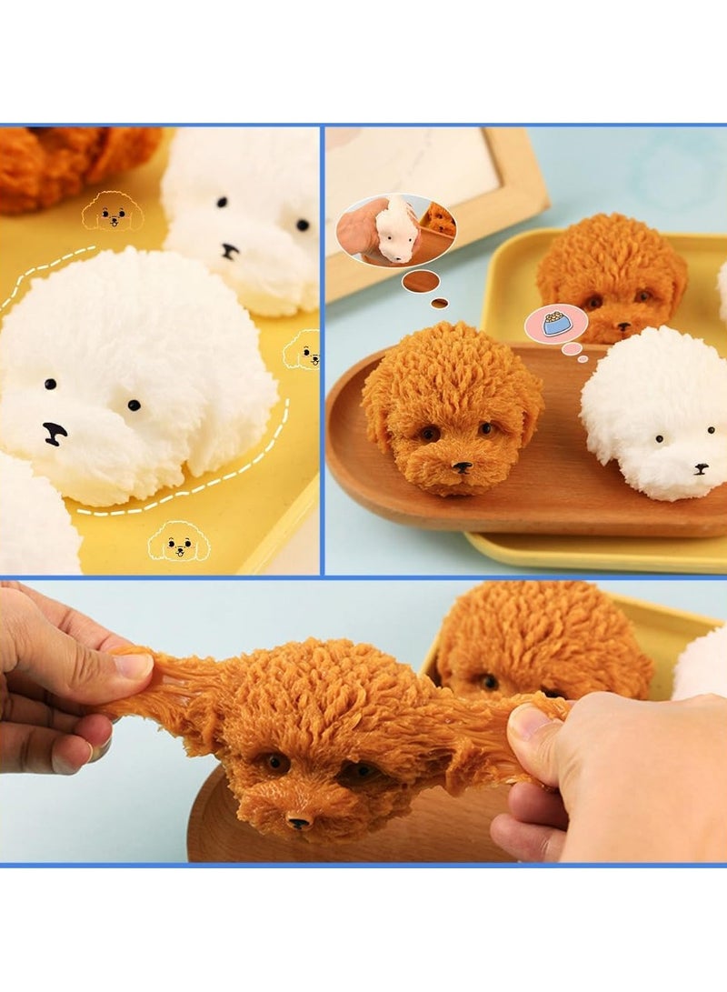 general 2 Pack of Taba Squishy Toys for Kids, Taba Squishy Dog Squishy Quiet Fidgety Toys, Cute Stress Relief Squishies Squeezing Sensory Toys Kids Teen Gifts - Image 4