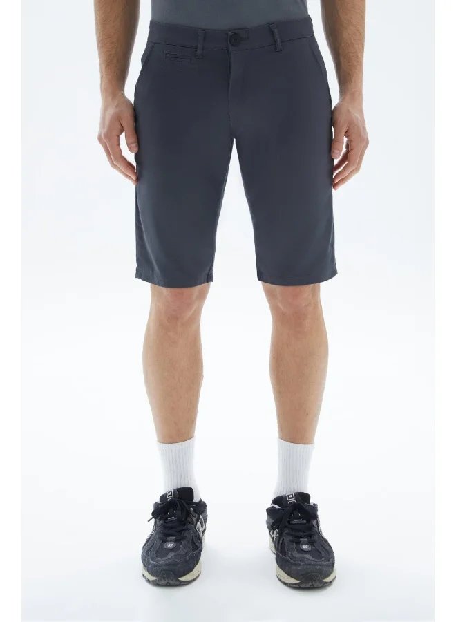 Wecre8 Dark Grey Classic Slim Shorts