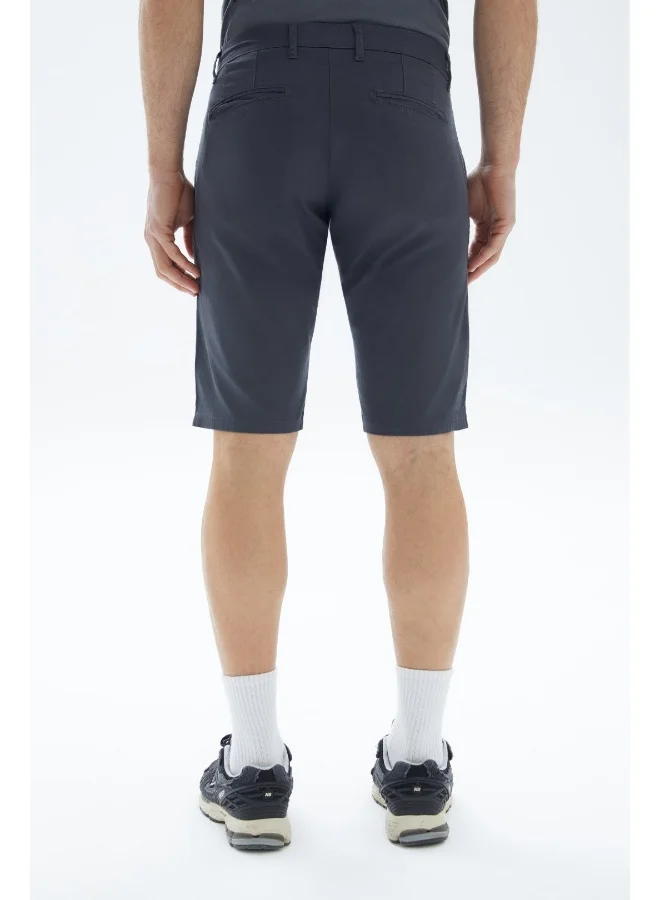 Wecre8 Dark Grey Classic Slim Shorts
