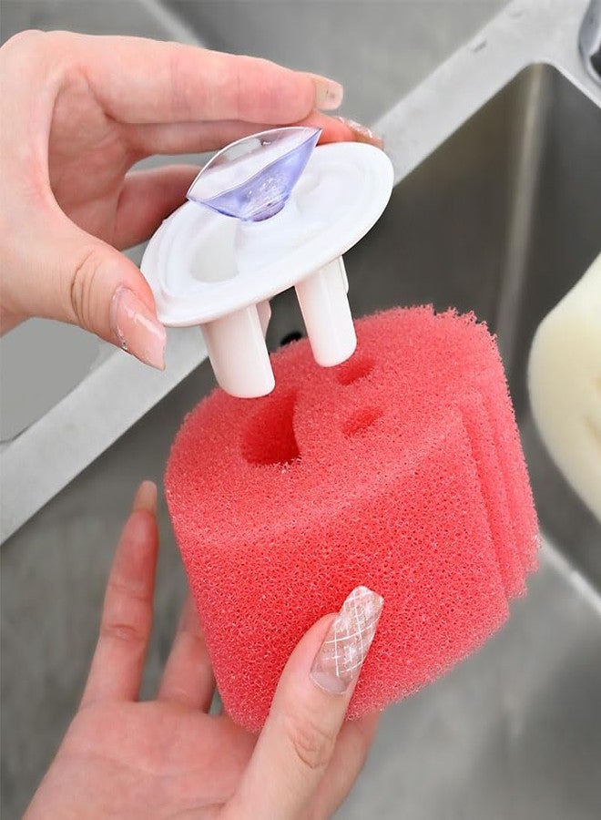 Ximimark 3pcs Multi-Purpose Cleaning Sponges - Thermosensitive, Ideal for Kitchen, Bathroom & Car Wash - Durable PC Material - Image 4