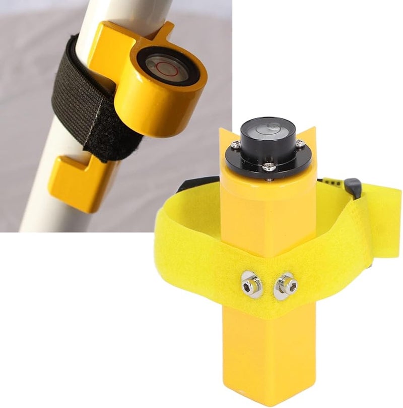 Aluminum Adjustable Grade Rod Level Horizontal Right Angle 90 Degree Bubble Leveling Tool - Image 3