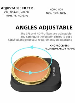 Y&D ND Lens Filter Set for DJI Mini 3 Pro Accessories 4 Piece Multi-Coated Camera Drone (ND4, ND8, ND16, ND32)  - Image 5