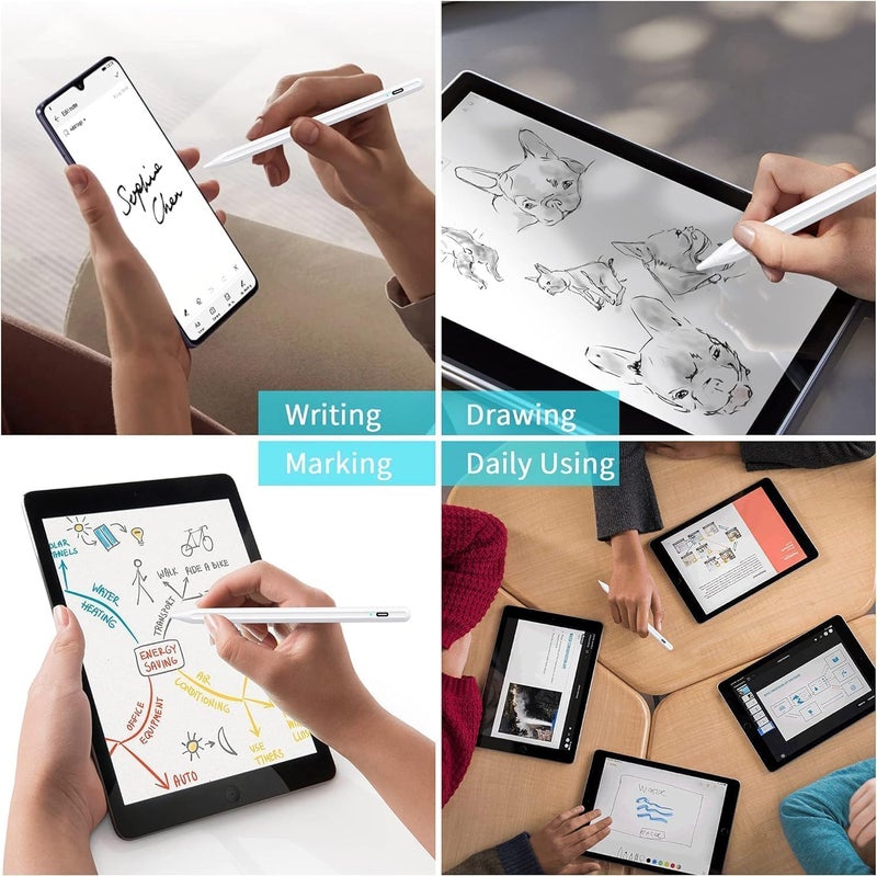 X spring Active Stylus Pen, Rechargeable Digital Stylus with Fine Tip, Universal Compatibility for Most Touch Screen Devices, Ideal for Drawing and Writing - Image 4