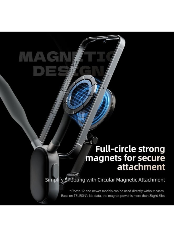 تيليسن حامل موبايل مغناطيسي للرقبة  متوافق مع  جميع انواع الموبايلات - Image 4