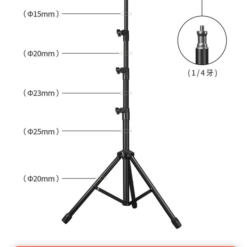 Powerpak LP-F 5.2ft Adjustable Laptop Foldable Pallet with Tripod Stand | Heavy-Duty Projector Tripod Stand with Anti Skid Pad Surface Plate for Home, Office, Remote Work, Gaming | Black - Image 3