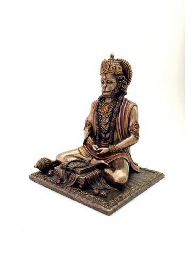 Collectible India Hanuman Idol Strength Sculpture - Cold Cast Bronze Sculpture - Bajrangbali Statue Decor Gifts - Image 2