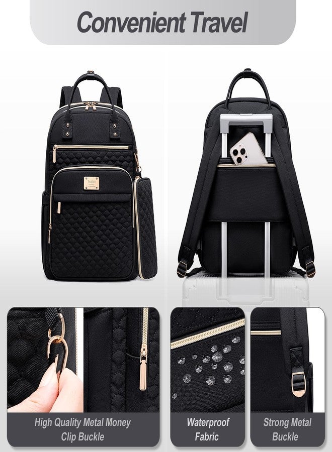 Tealari Laptop Backpack for Women,15.6 Inch Laptop Backpack for Work,Water Resistant Travel Backpack,College Bookbag with Wallet - Image 5