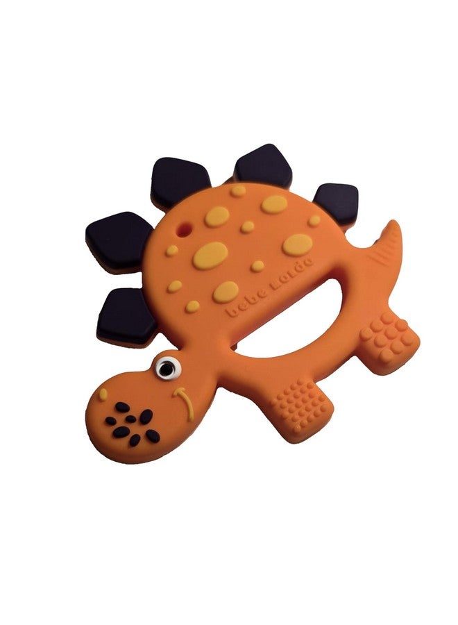 Bebe Mondo Dinosaur Teething Toys Baby Teether for Infant Baby Newborn 0-6 Months 6 to 12 18 Months and Up- Dino Teether Toy Freezer Safe & BPA Free, USA Patent Pending, 100% Food Grade Silicone-bebe mondo - Image 1