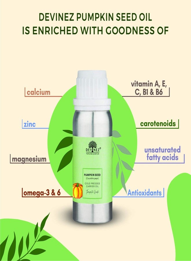 ديفينيز زيت بذور اليقطين النقي المعصور على البارد من ديفينيز، 1000 مل - نقي وطبيعي 100%، غير مخفف، لعلاج تساقط الشعر، وللحصول على بشرة أكثر شباباً وصحة، بالإضافة إلى فوائده الطبيعية. - Image 4