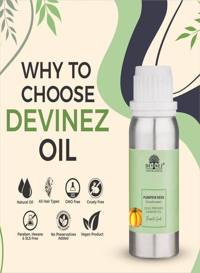 ديفينيز زيت بذور اليقطين النقي المعصور على البارد من ديفينيز، 1000 مل - نقي وطبيعي 100%، غير مخفف، لعلاج تساقط الشعر، وللحصول على بشرة أكثر شباباً وصحة، بالإضافة إلى فوائده الطبيعية. - Image 2