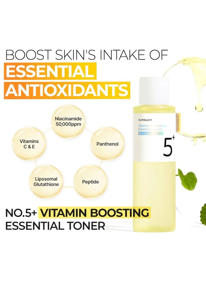 numbuzin No.5 Vitamin Boosting Essential Toner  - Image 3