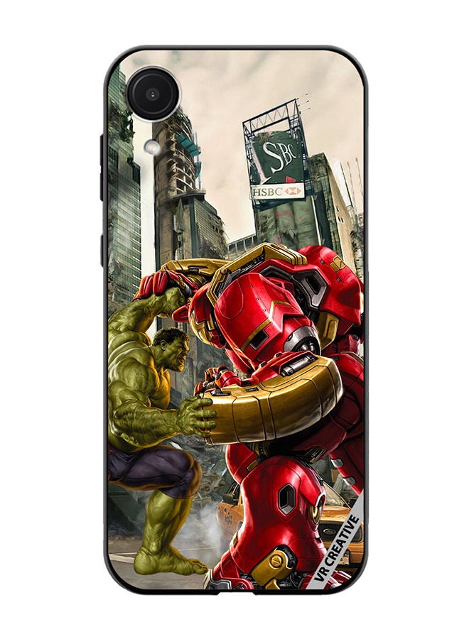 VR CREATIVE Protective Case Cover For Samsung Galaxy A03 Core Hulk Vs Hulkbuster Design Multicolour - Image 1