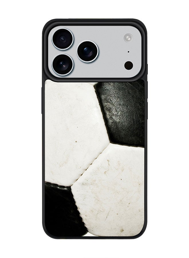 Stylizedd iPhone 17 Pro Max Case, [Compatible with MagSafe] Slim Magnetic cover Phone Case iPhone 17 Pro Max -Football (Soccer Ball) - Image 1