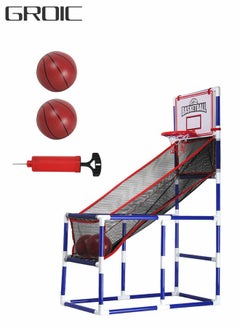 GROIC Arcade Basketball Hoop Game – Basement Toys – Basketball Hoop for Kids – Basketball Game with Hoop Training System –Air Pump Included- Kids Indoor Sports Toys – Fun and Entertaining  - Image 1