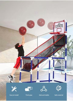 GROIC Arcade Basketball Hoop Game – Basement Toys – Basketball Hoop for Kids – Basketball Game with Hoop Training System –Air Pump Included- Kids Indoor Sports Toys – Fun and Entertaining  - Image 2