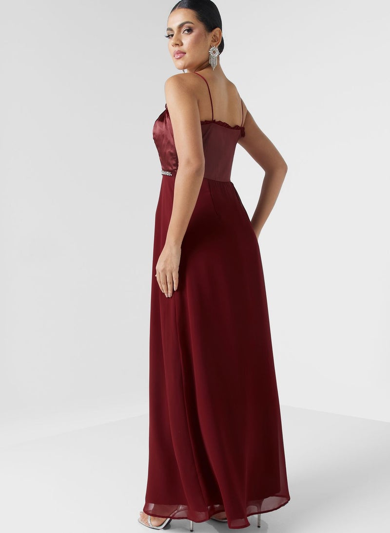 Ella Limited Edition Satin Bodice Gown Dress  - Image 2