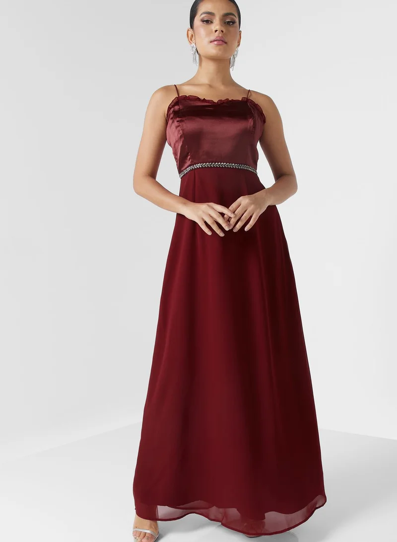 Ella Limited Edition Satin Bodice Gown Dress