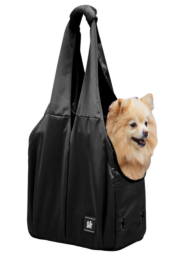 TARFEPA Dog Purse Carrier for Small Dogs Cat Rabbit with 4 Large Pockets, Lightweight Soft-Sided Pet Carriers Up to 15lbs, Puppy Tote Bag, Outings, Travel, Vet - Black - Image 1