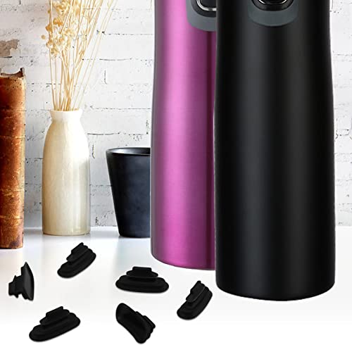 CANIPHA 6Pcs Rubber Lid Stopper Compatible with Contigo West Loop Autoseal Travel Coffee Cup, Replacement Stopper Seal Part for Contigo West Loop Coffee Mug, Replacement Parts for Contigo Water Bottle(Black) - Image 5