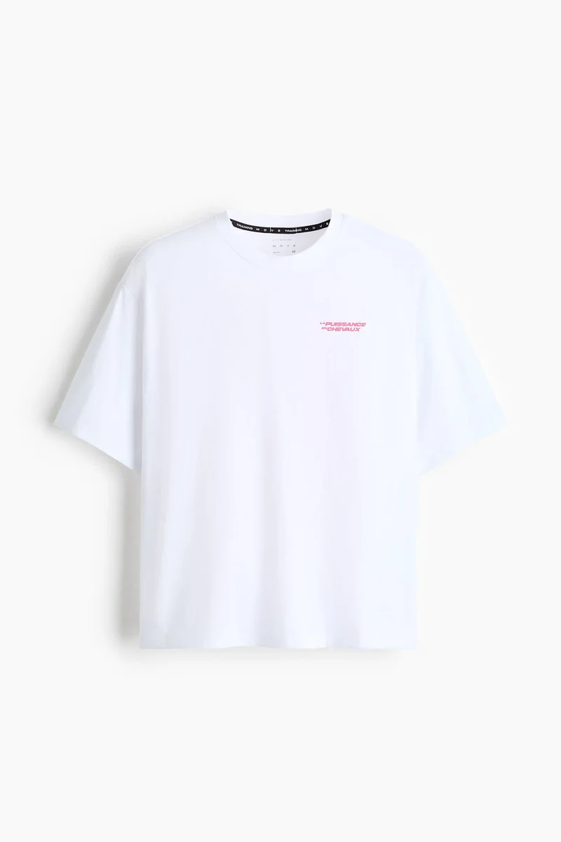 H&M Boxy-style sports T-shirt with DryMove™