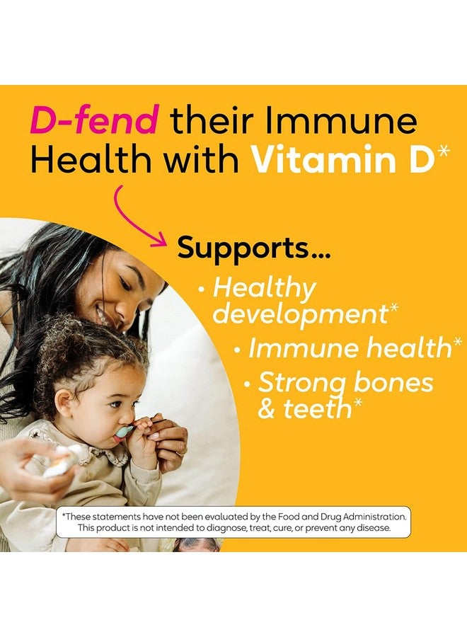 BioGaia BioGaia Immune Active Baby Probiotic Drops + Vitamin D | for Babies & Toddlers 0-36 Months | Supports Digestive & Immune Health | Allergen, Dairy, Soy & Gluten Free | 50 Day Supply - Image 4