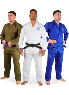 سنابول أساسي BJJ Gi للرجال | البرازيلي جيو جيتسو جي BJJ | نسيج قطني خفيف الوزن ومنكمش مسبقًا | معتمد من IBJJF أبيض  - Image 1
