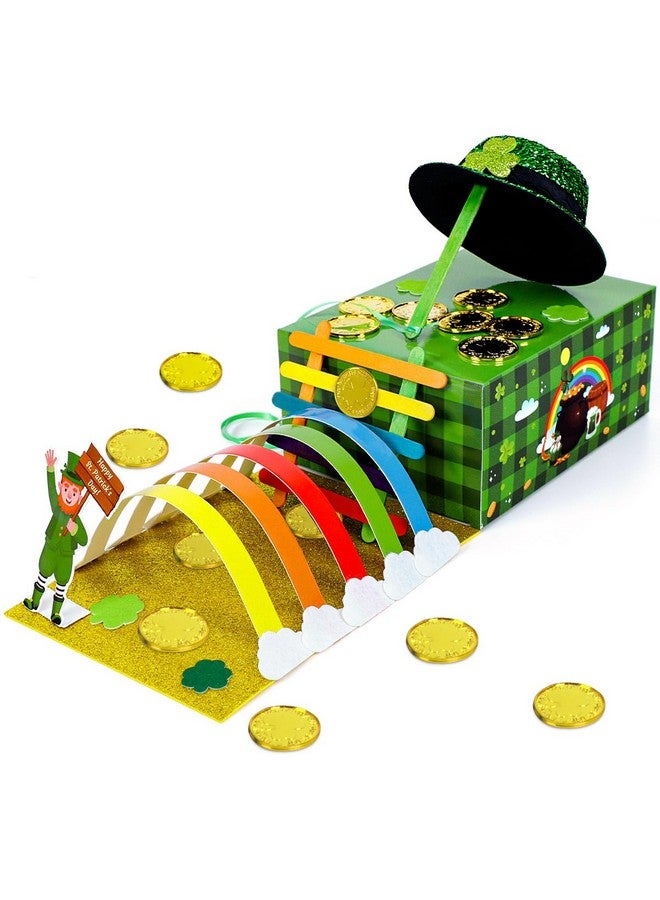 luck sea St Patricks Day Crafts for Kids: Leprechaun Trap DIY Kit Arts Toys Gifts for Classroom Activities Party Supplies Decorations(Style 4) - Image 1
