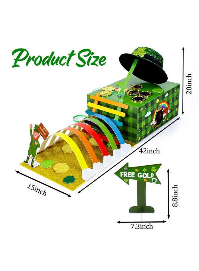 luck sea St Patricks Day Crafts for Kids: Leprechaun Trap DIY Kit Arts Toys Gifts for Classroom Activities Party Supplies Decorations(Style 4) - Image 5