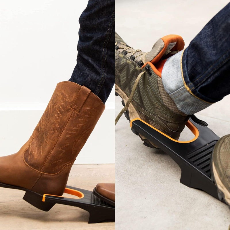 Special shoe remover for horse boots, boots, and equestrian boots  Orange - Image 3