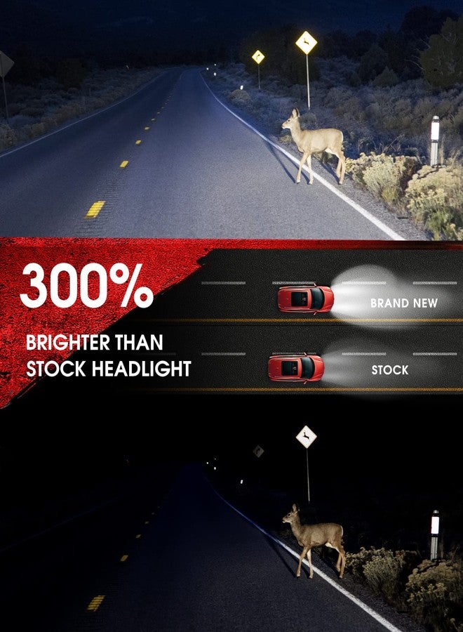 Torchbeam مصابيح أمامية LED من Torchbeam مقاس 7x6، أكثر سطوعًا بنسبة 180%، مصابيح أمامية LED مُحسّنة مقاس 5x7 بتقنية الإضاءة المغلقة مع شعاع عالي ومنخفض، H6054، بديل لمصابيح جيب YJ شيروكي XJ سافانا للشاحنات مع محولات H4، قطعتان - Image 2