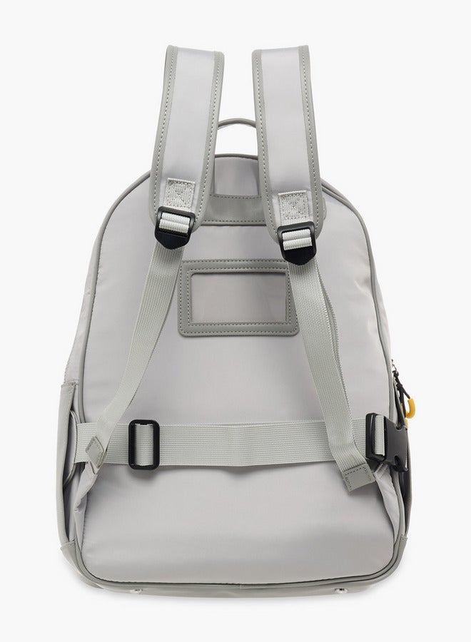 Lee Cooper Solid School Backpack with Adjustable Straps and Zip Closure - 30x13x41 cm - Image 4