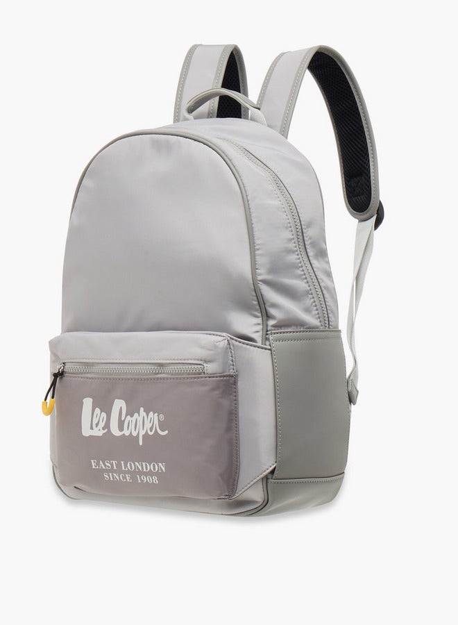 Lee Cooper Solid School Backpack with Adjustable Straps and Zip Closure - 30x13x41 cm - Image 2