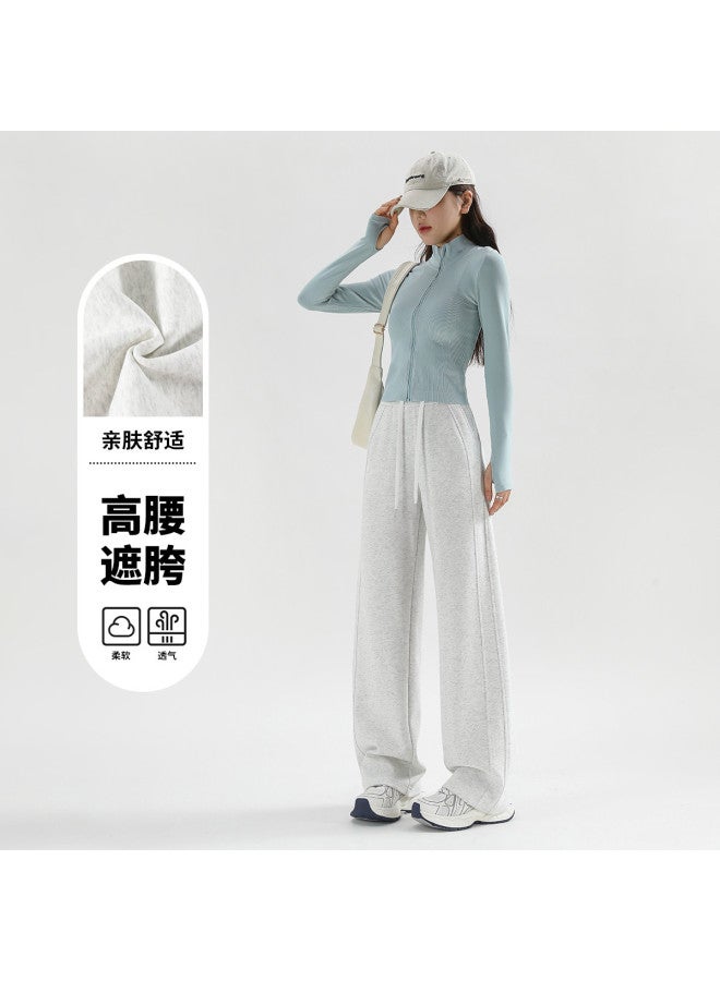 Hstyle Slim Fit Banana Wide Leg Pants Women's 2025 Spring High Waist Versatile Slimming Available In Tall Petite Casual Trousers - Image 4