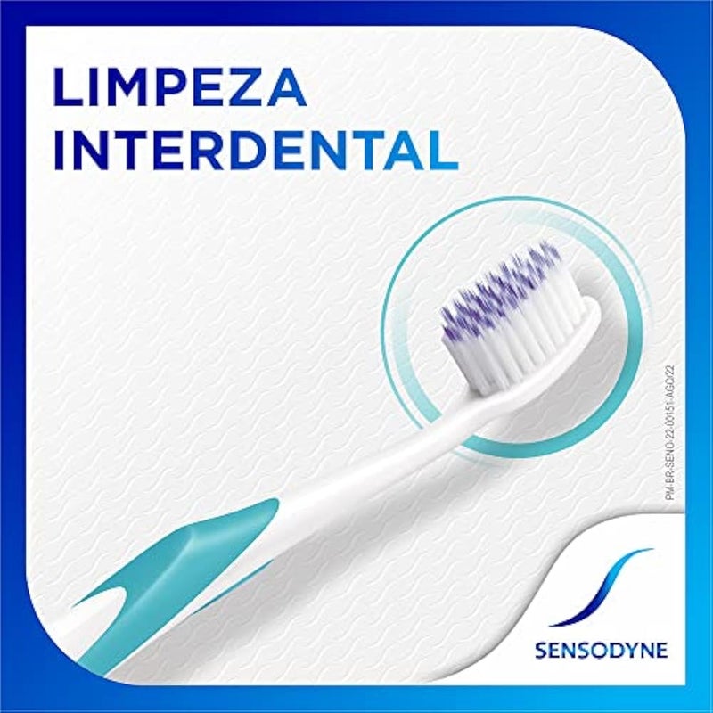 Sensodyne Deep Cleaning Extra Soft Toothbrush for Sensitive Teeth - Kit of 2 - Image 4