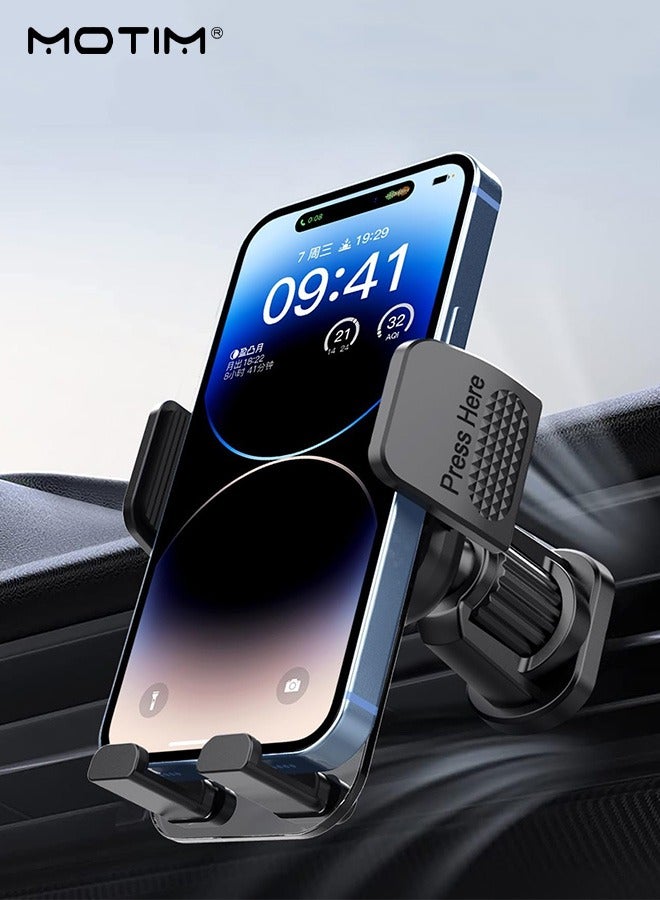 Motim Car Phone Holder for Car Air Vent, Adjustable Mobile Phone Mount with Stable Hook, Car Cellphone Car Holder Stand Compatible with iPhone 16/15/14/13 Series Galaxy S25/S24/S23/Z Flip 5/4 , Xiaomi etc  - Image 2