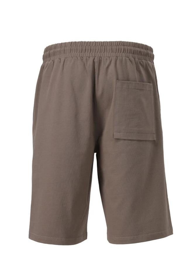 Selene Men Logo Detail Casual Shorts with Drawstring - Image 3