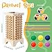 Relaxgiant Montessori Wooden Board Game with Colorful Sticks Dice Balls Math Counting Educational Toy for 36 Year Olds Motor Skills for Family Travel Fun Gift for Game NightSquare - Image 4