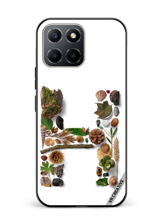 VR CREATIVE Protective Case Cover For Honor X6 Alphabet H Design Multicolour - Image 1
