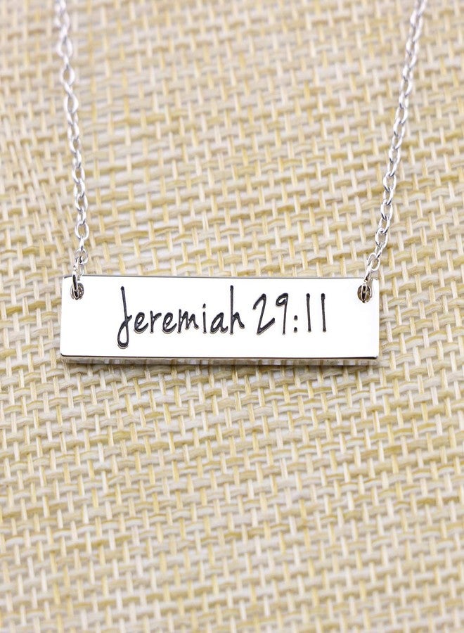 Memgift Christian Bar 𝐍𝐞𝐜𝐤𝐥𝐚𝐜𝐞 Bible Verse Faith Jewelry Baptism Birthday 𝐆𝐢𝐟𝐭 𝐟𝐨𝐫 𝐖𝐨𝐦𝐞𝐧 Sister - Image 4