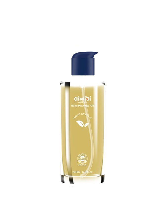 aiwibi BABY MASSAGE OIL WITH NATURAL CAMELLIA 200ML - Image 1